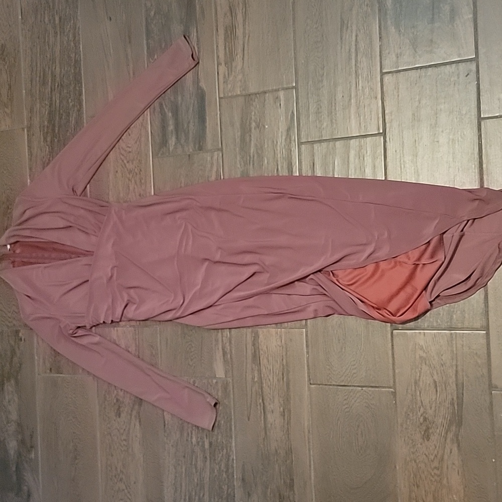Fashion Nova Mauve High Low Dress